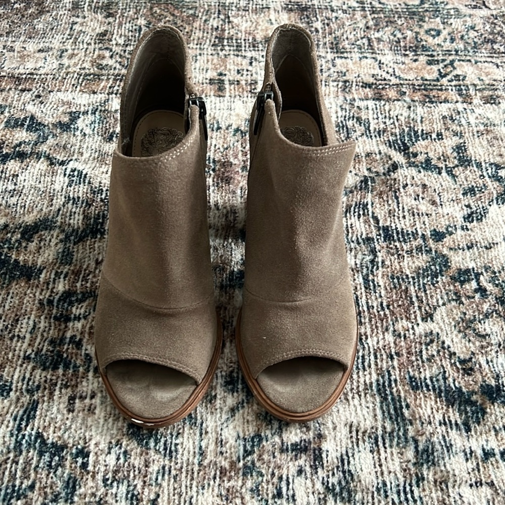 Vince Camato suede heeled sandal